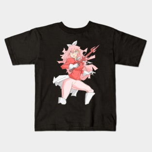 Female Warrior Kids T-Shirt